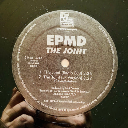 EPMD - The Joint (12", Single). 12" HIP-HOP