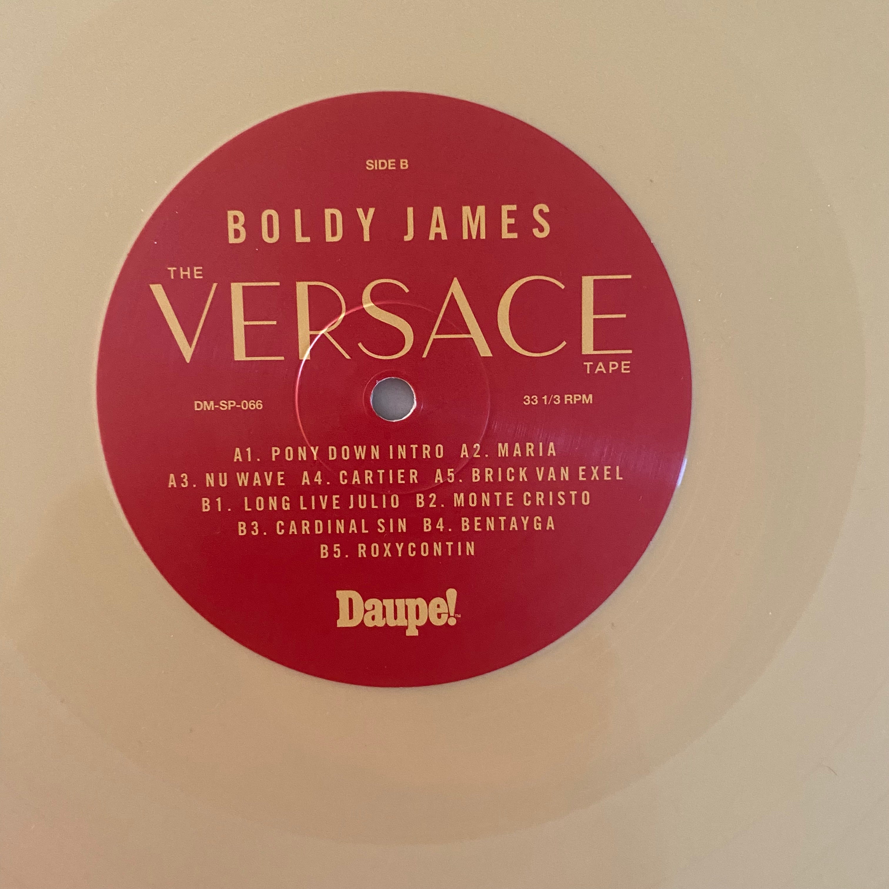 Boldy James - The Versace Tape (LP, Ltd, Num, Mus). HIP-HOP