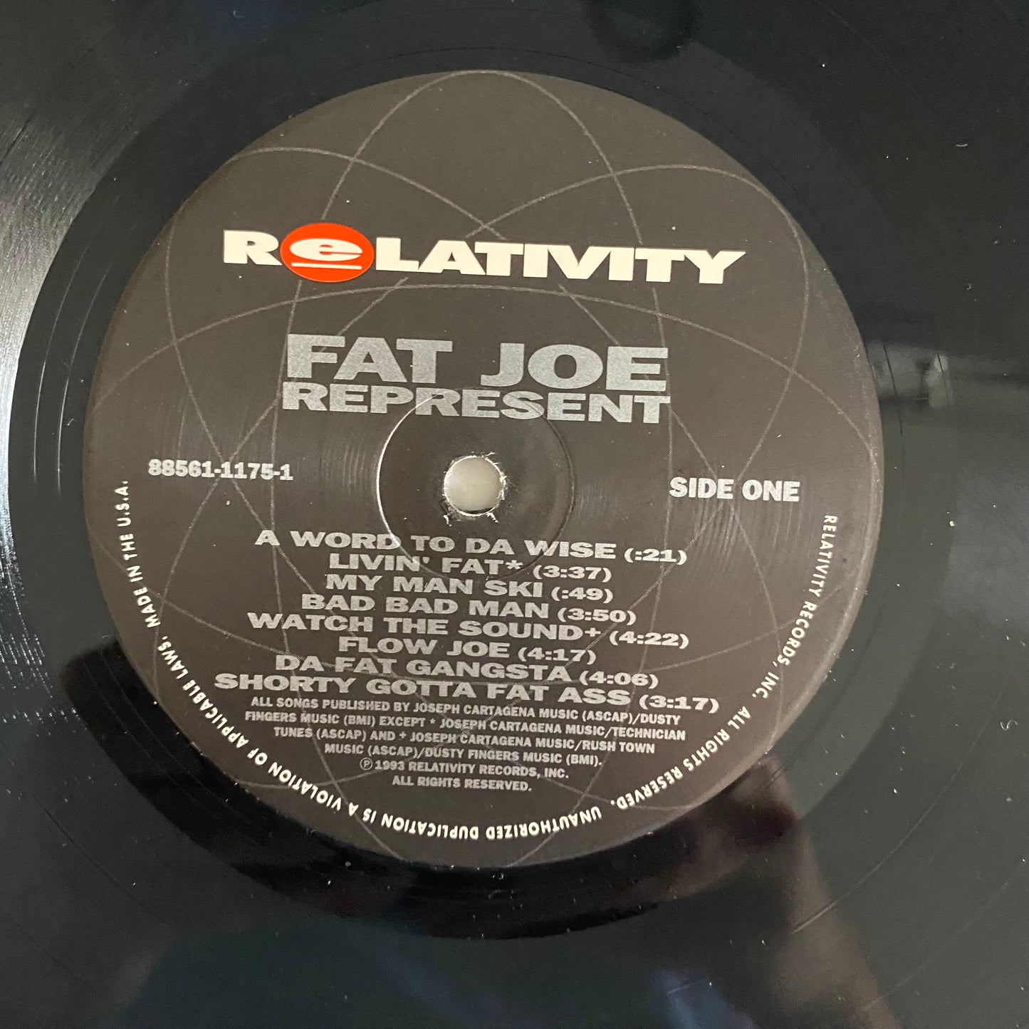 Fat Joe Da Gangsta* - Represent (LP, Album). HIP-HOP