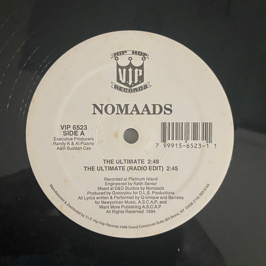 Nomaads - The Ultimate (12"). 12" HIP-HOP