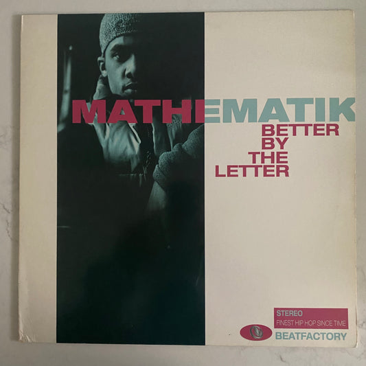Mathematik - Better By The Letter (12"). 12" HIP-HOP