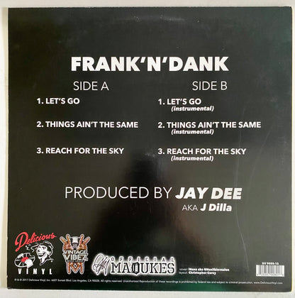 Frank'N'Dank* And Jay Dee - Frank'N'Dank And Jay Dee EP (12", EP, Ltd, Red). HIP-HOP