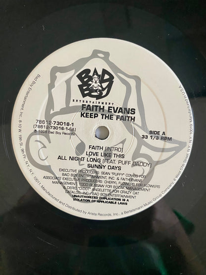 Faith Evans - Keep The Faith (2xLP, Album). R&B