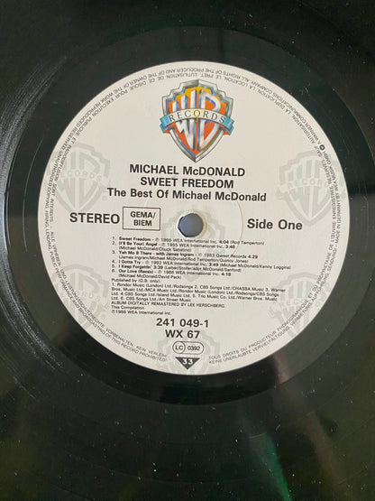 Michael McDonald - Sweet Freedom (The Best Of Michael McDonald) (LP, Comp, RM). R&B