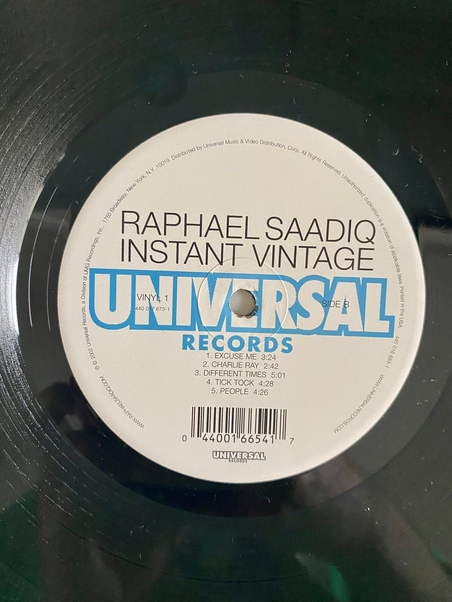 Raphael Saadiq - Instant Vintage (2xLP, Album, Promo, Gat). R&B
